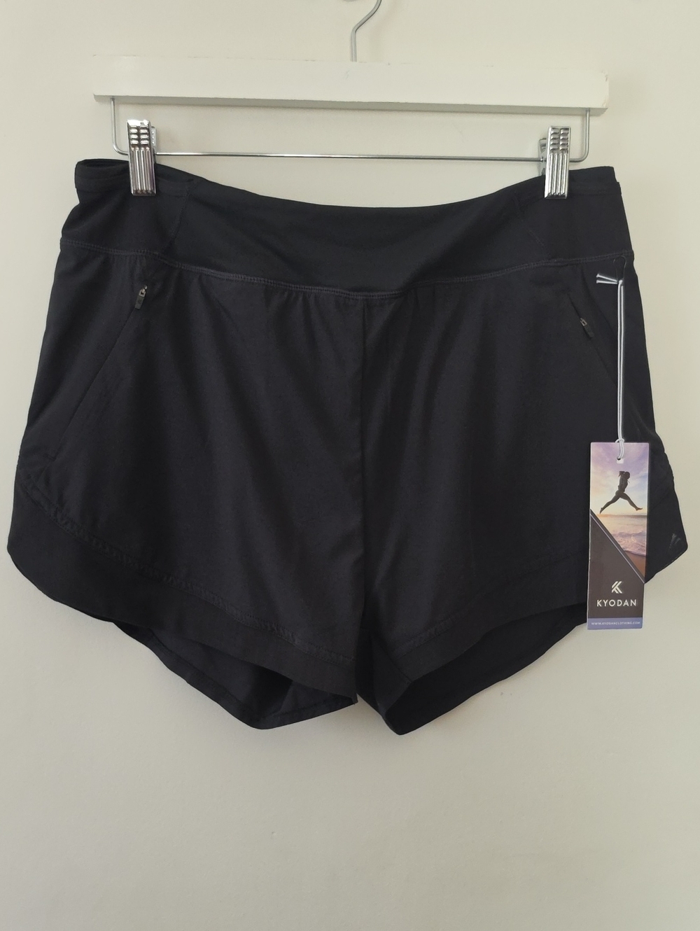 Kyodan Black Women's Athletic Running Shorts Large